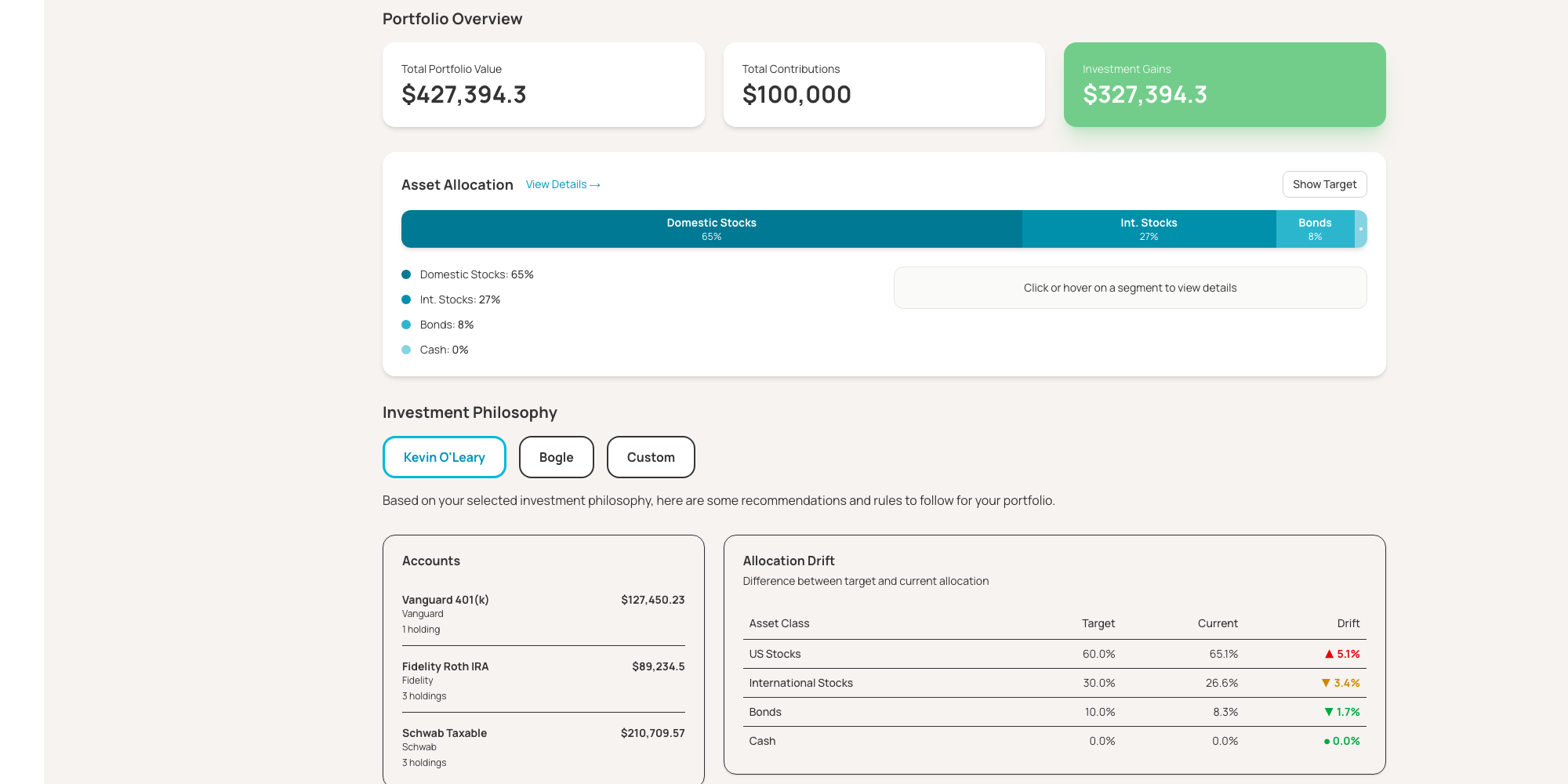 Portfolio Balance Calculator screenshot - Thumbnail 4